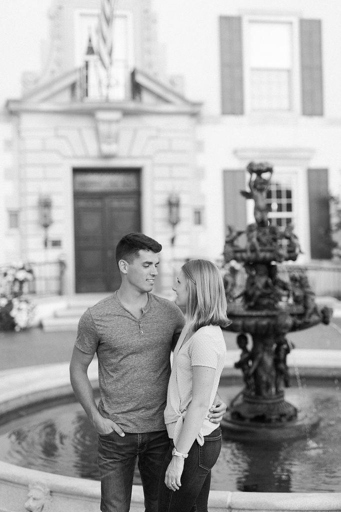 The War Memorial | Elise and Jake Edsel and Eleanor Ford House engagement by Morgan Diane Photography