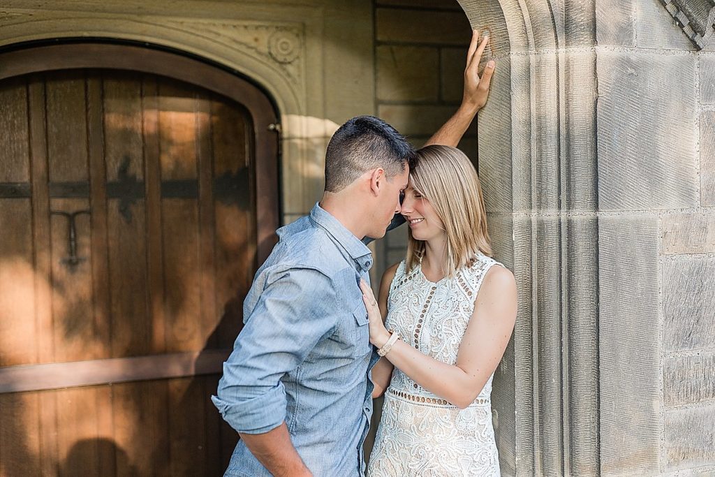 Grosse Pointe Shores | Elise and Jake Edsel and Eleanor Ford House engagement by Morgan Diane Photography